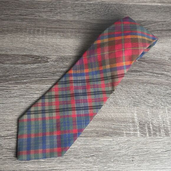 Country Traditionals By Pendleton‎ Neck Tie Men's Multicolor Plaid Outdoor - Picture 1 of 5